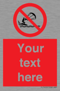 Custom No kite surfing